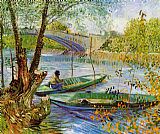 Fishing in the Spring by Vincent van Gogh